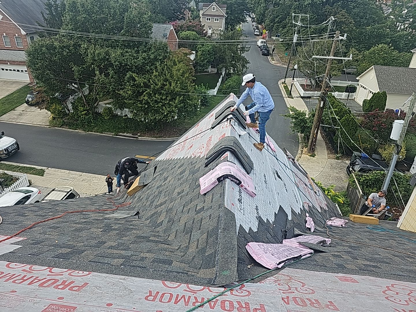 Residential Roofing Installation using Shingles  by Real1Construction