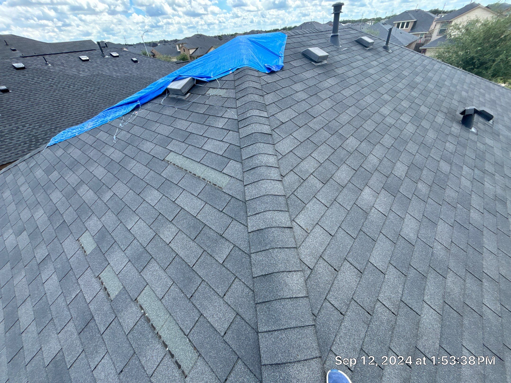 Reroof and Interior Work by Berry Good Roofing 
