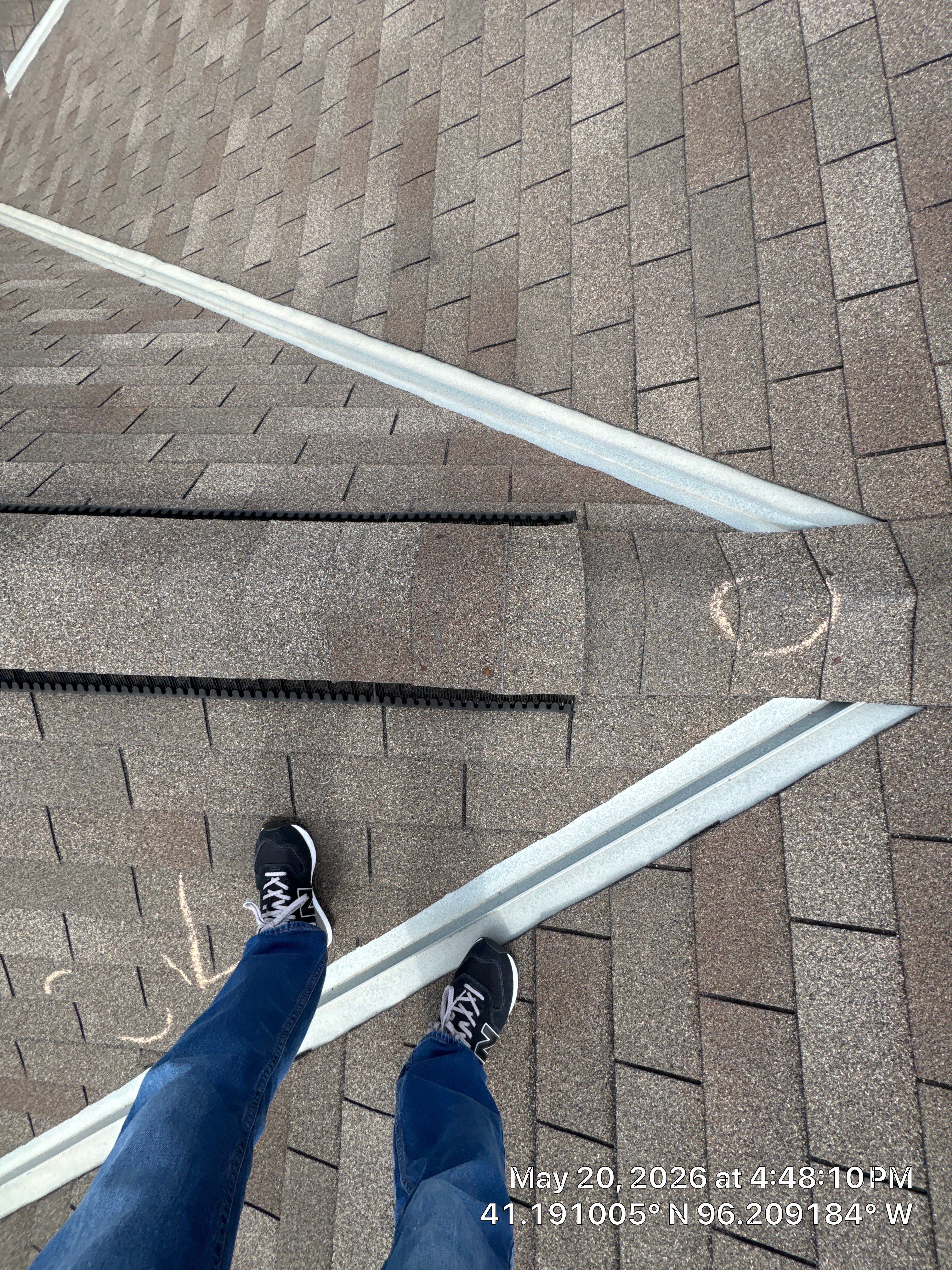 Storm Damage Restoration for Residential Asphalt Shingle Roof in Omaha by Crows Roofing LLC