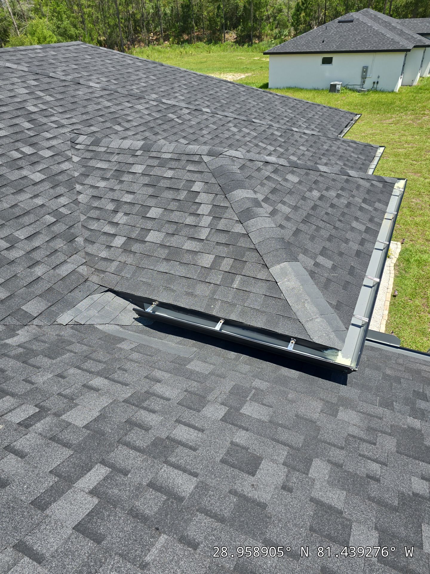 GAF Asphalt Shingle Roof Replacement with Skylight in Eustis by Fortified Roofing Solutions Corp.