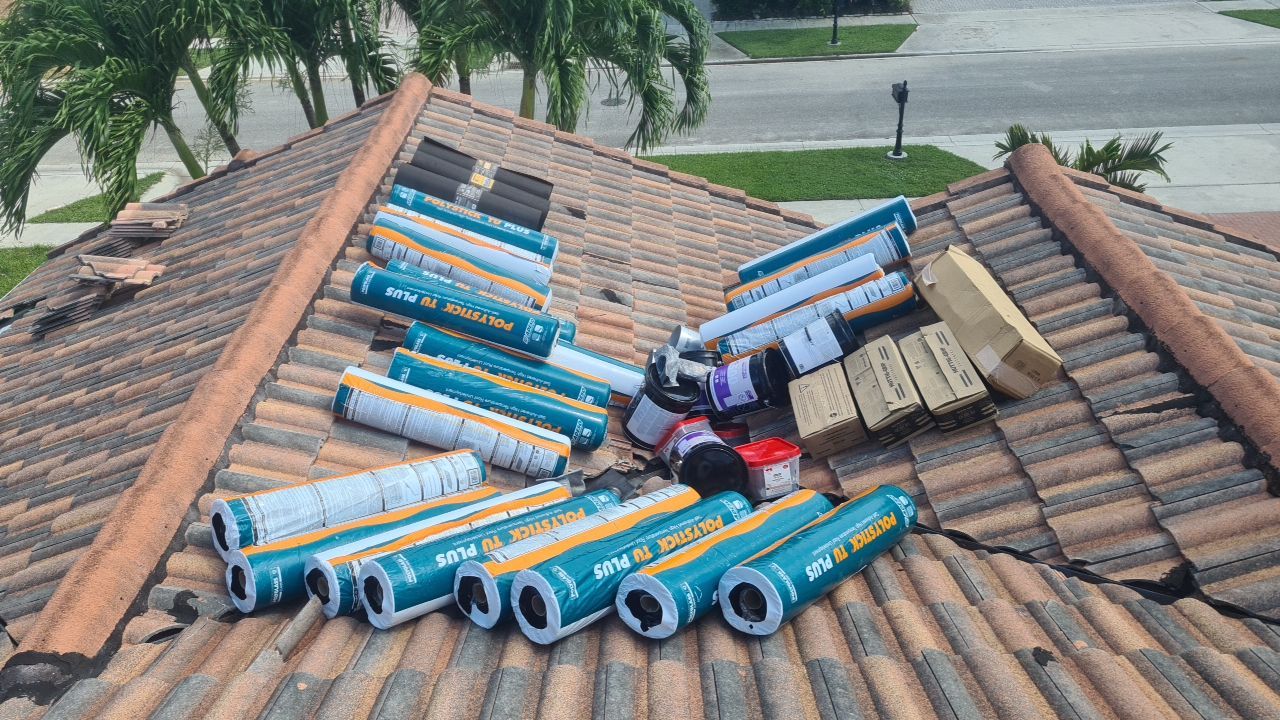 Residential Roofing Installation using Eagle Roofing Tile by BLUES BROTHERS ROOFING
