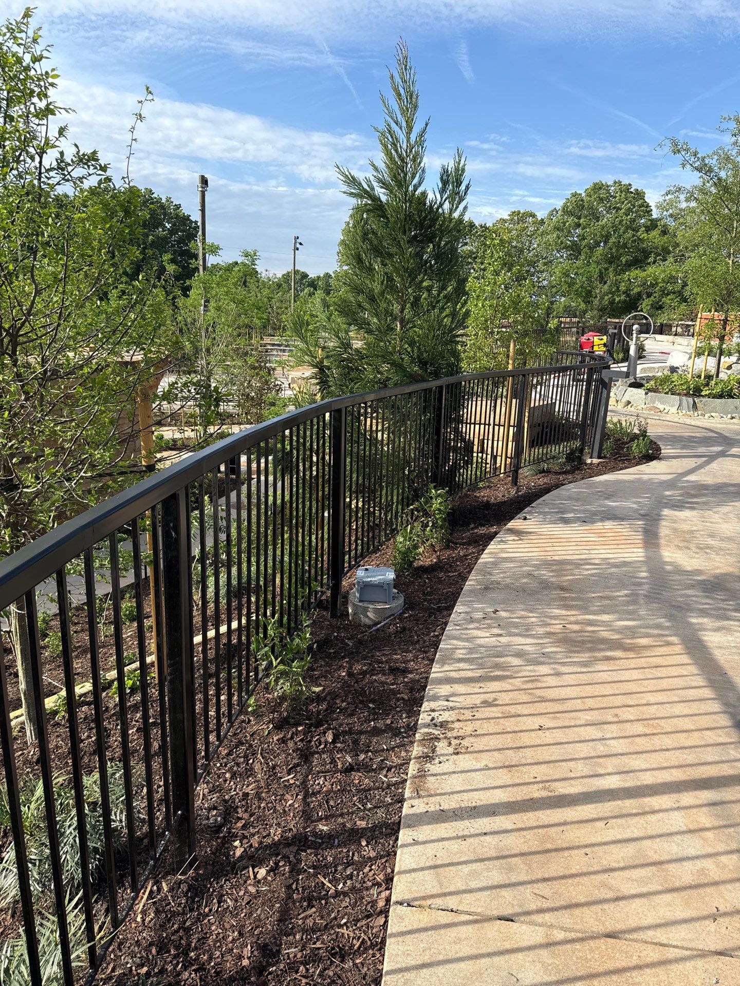 Playground using Mini Mesh by Mccall Commercial Fencing