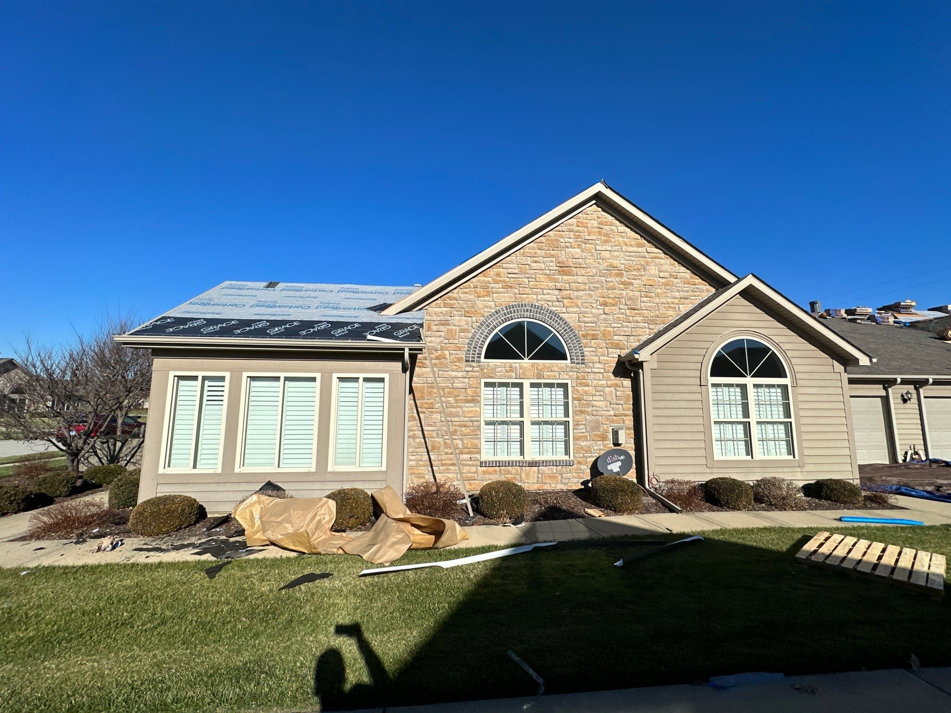 Installation of New Roof by H&F Exteriors