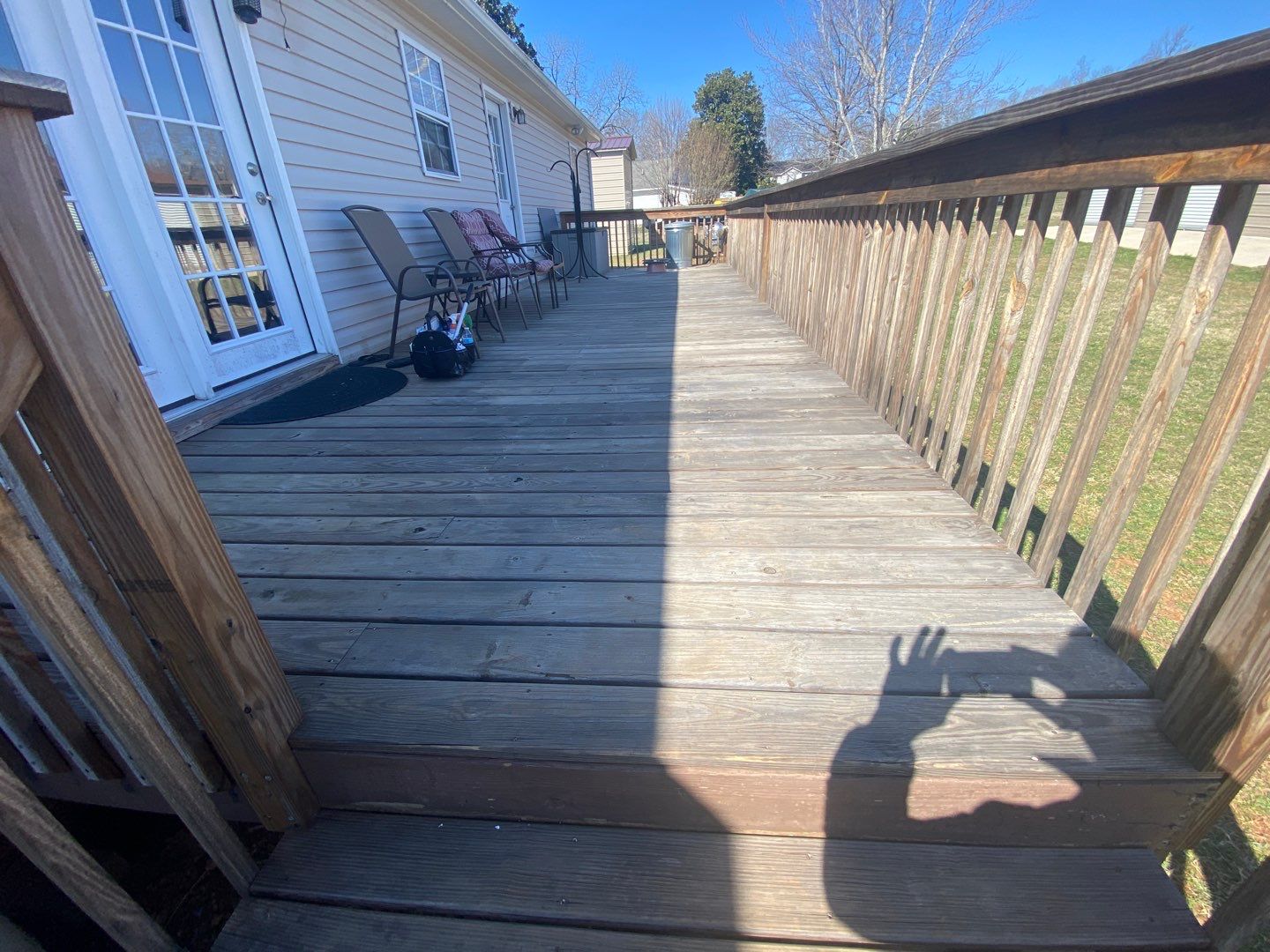 Coated Deck using Wood Sealant by DuraSeal
