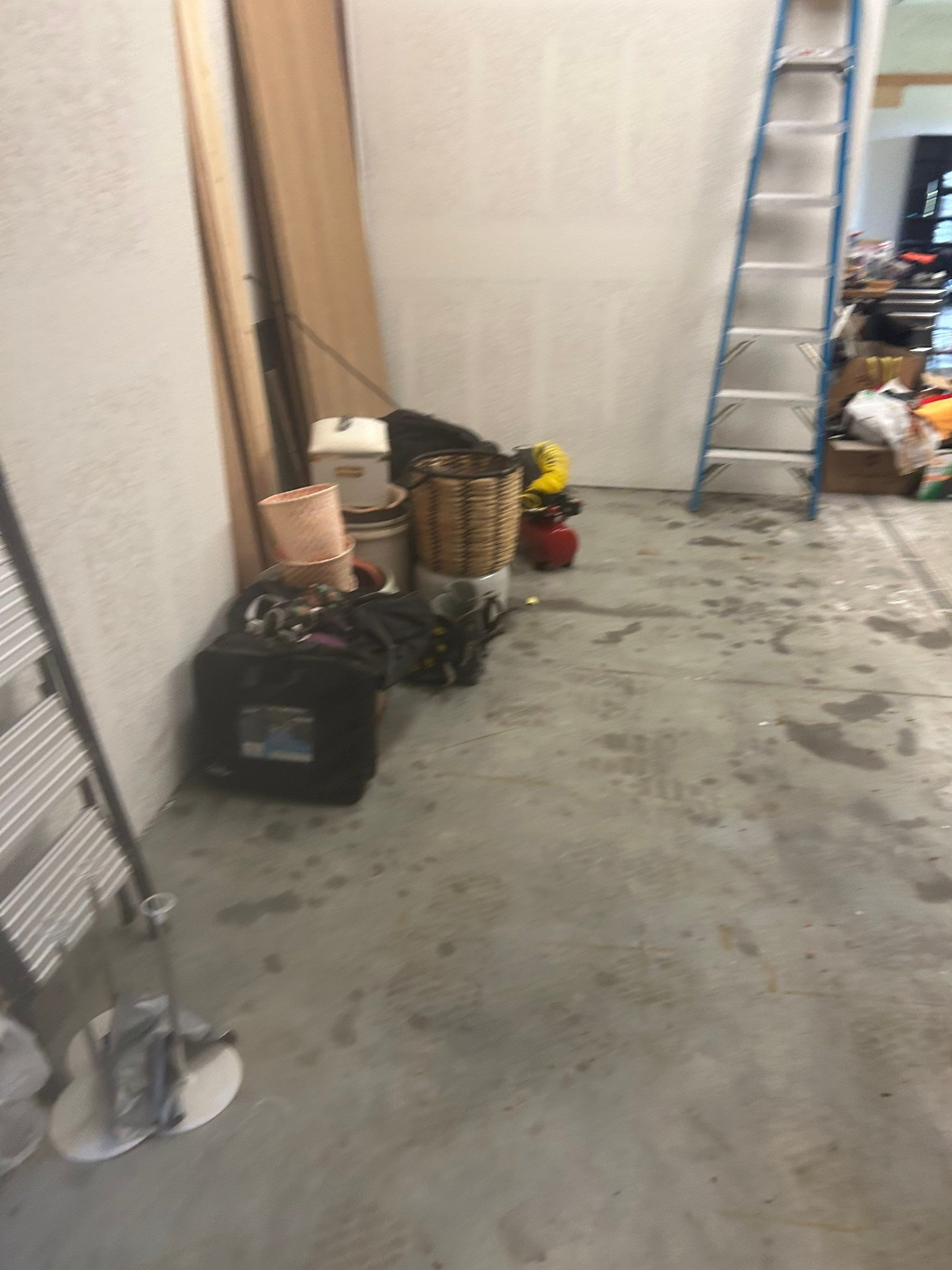 Basement Flake Floor Coating Installation in Johnston by Revival Concrete Coatings