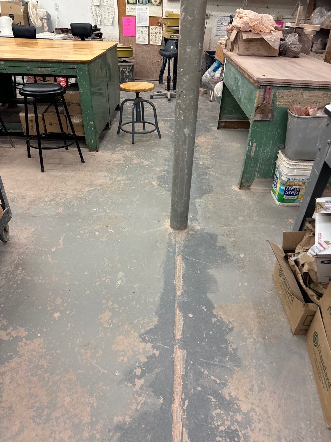 Art School Floor Project in Pittsburgh by Floors in a Day, Inc