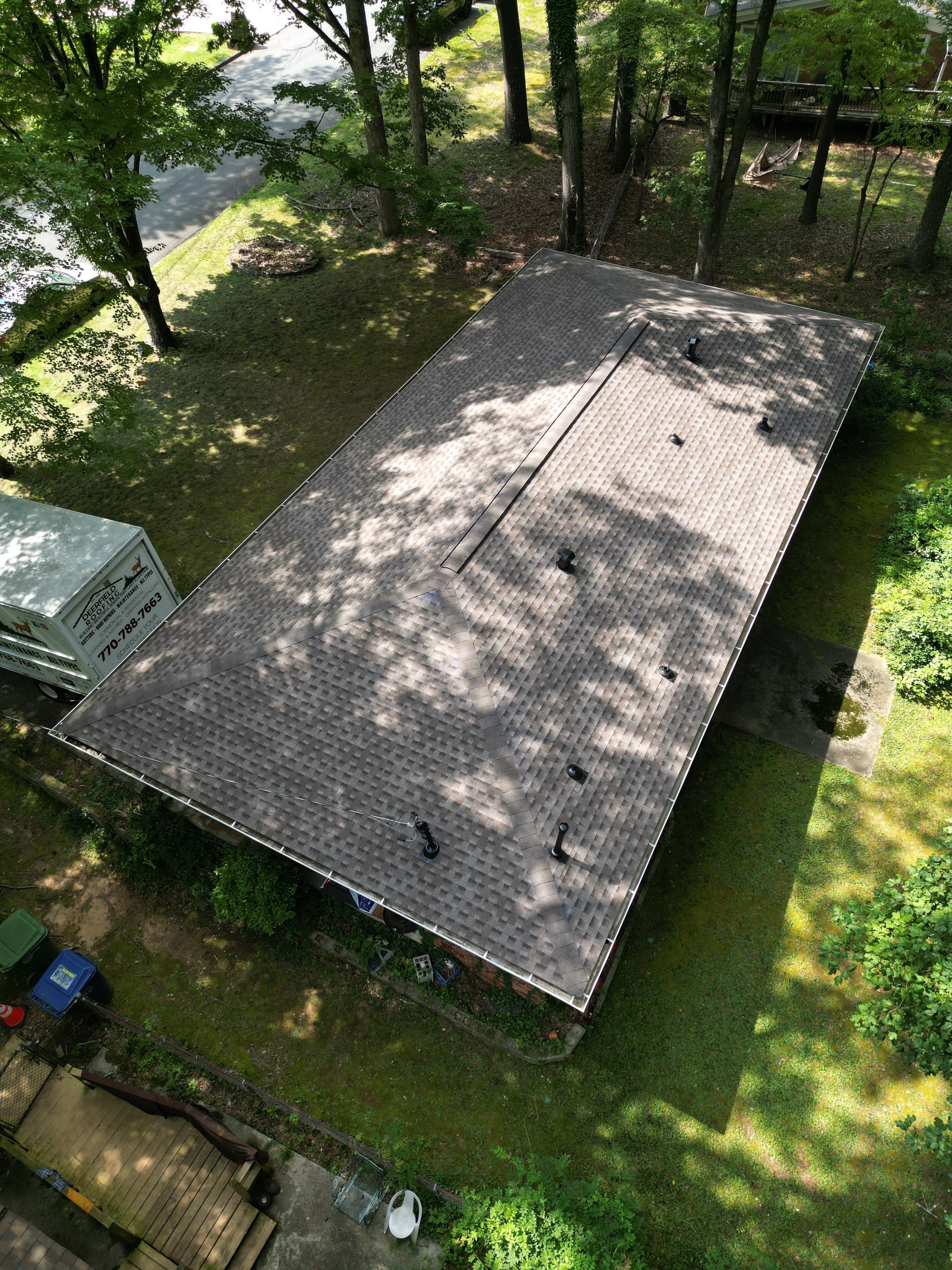 Roof replacement by Deerfield Roofing LLC