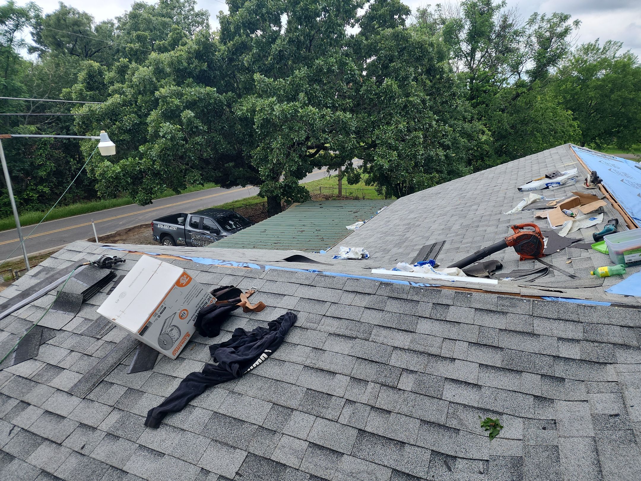 Residential Shingle Reroof using Malarkey Vista by Hostetler Roofing