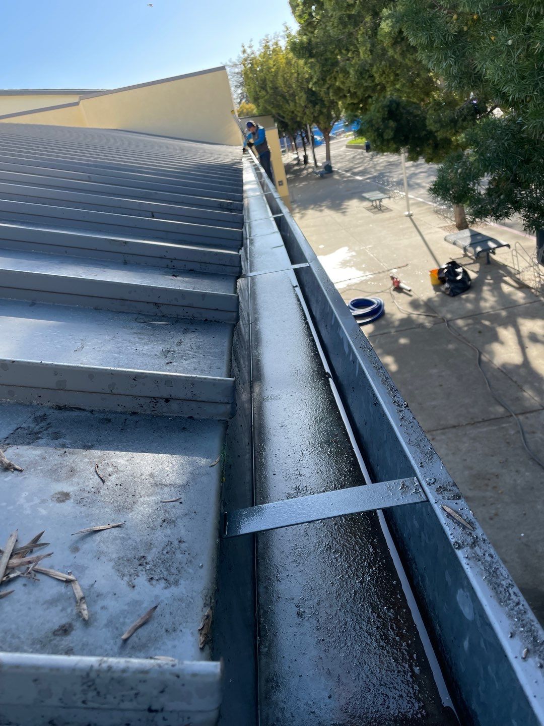 Commercial Gutter Cleaning-Los Altos by All One Solar Shine