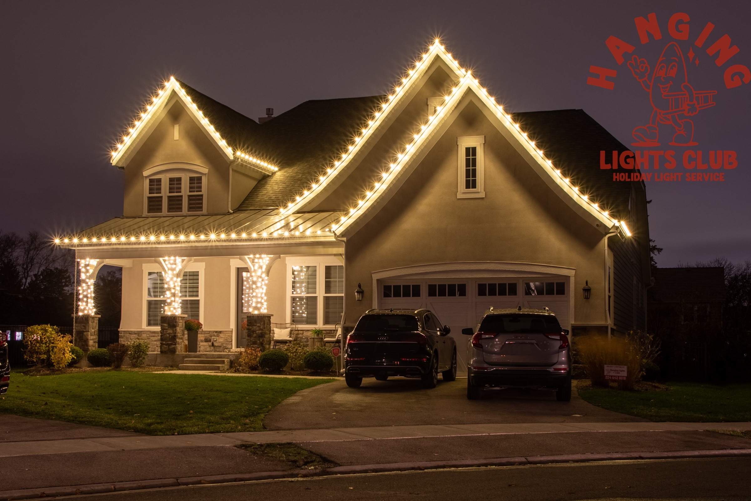 Christmas Lighting Glenview by Hanging Light Club LLC