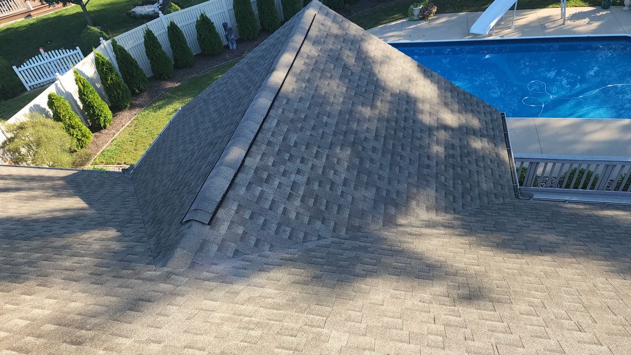 Residential Roofing Installation using GAF Timberline HDZ Weathered Wood by Nitro Roofing and Construction