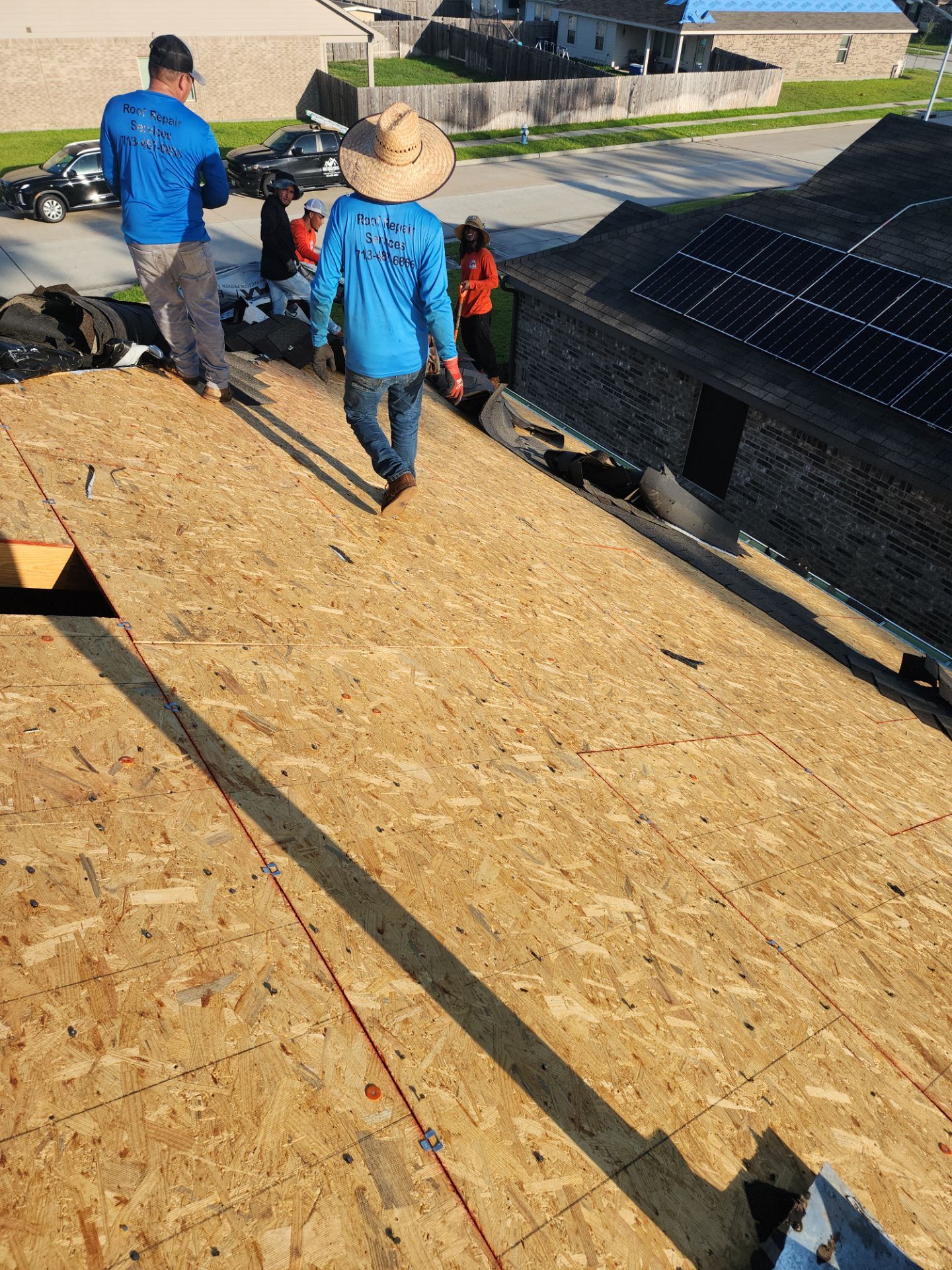 Residential Roofing Installation using Owen's Corning Duration (Lifetime) Shingles by Roof Repair Company