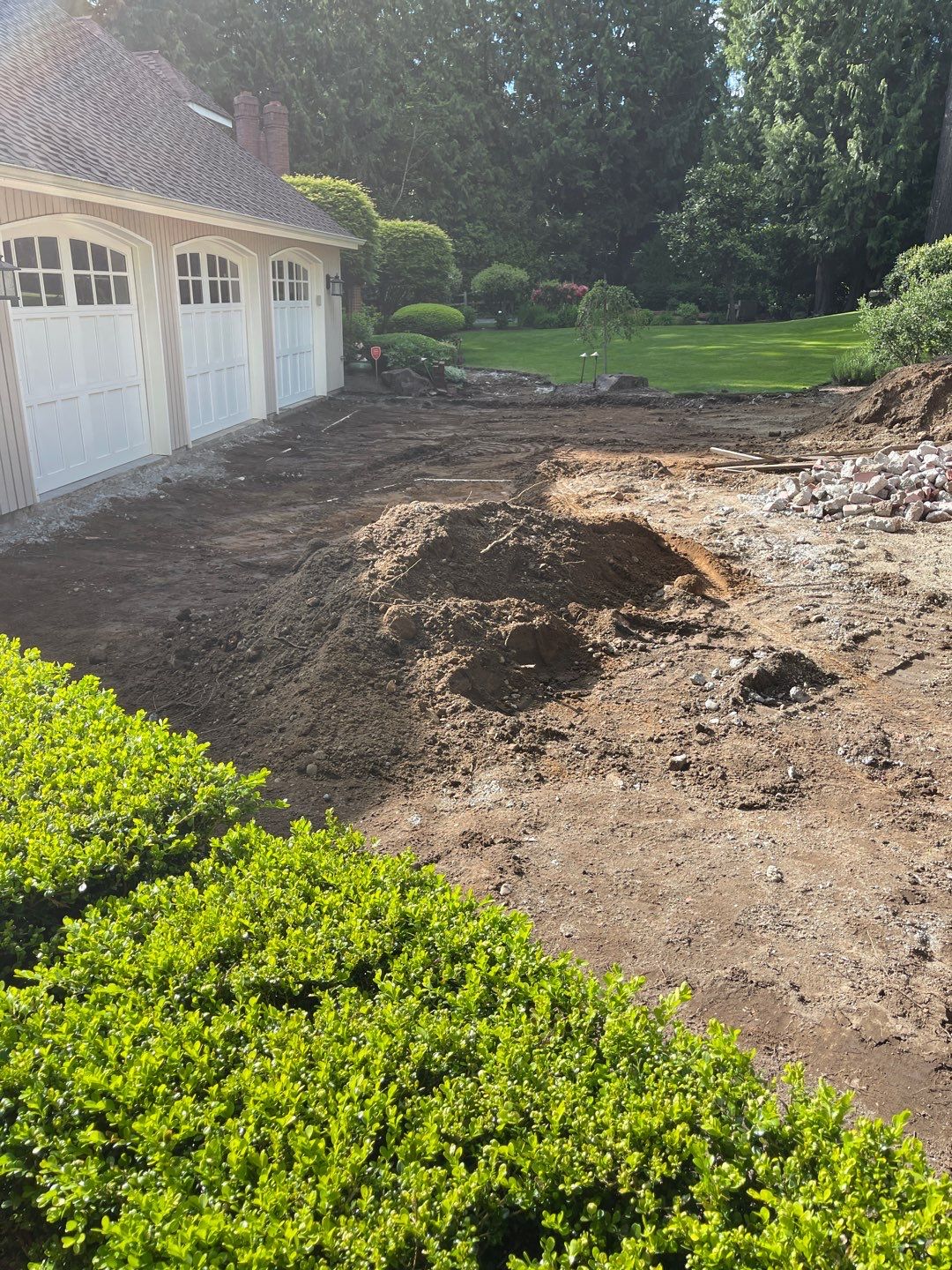 Stamped Concrete Driveway Renovation | Woodinville  by Jireh Asphalt & Concrete Inc 