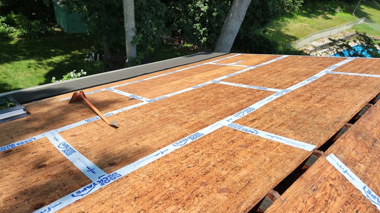 Residential Roofing Installation using Owens Corning Duration Driftwood by A Plus Exterior