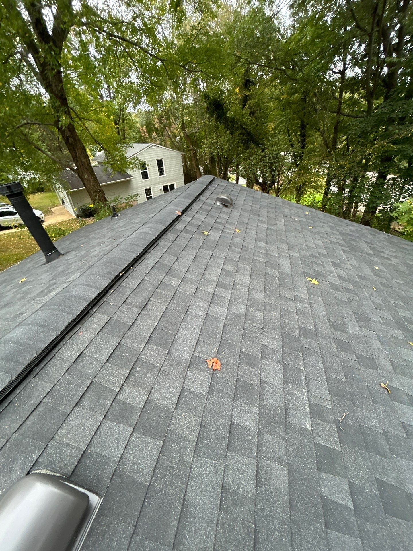 Burke : Residential Roof Replacement with CertainTeed Landmark Pro in Max Def Charcoal Black  by RM Banning, Inc.