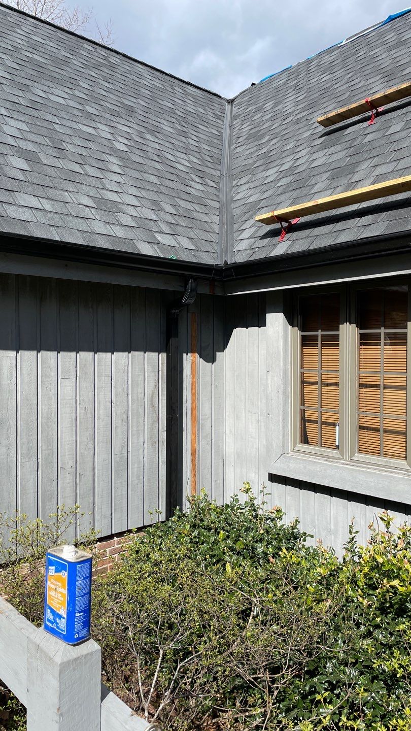 Residential Roofing Installation using Certainteed Belmont Shingle in Black Granite by Secure Construction Company Inc