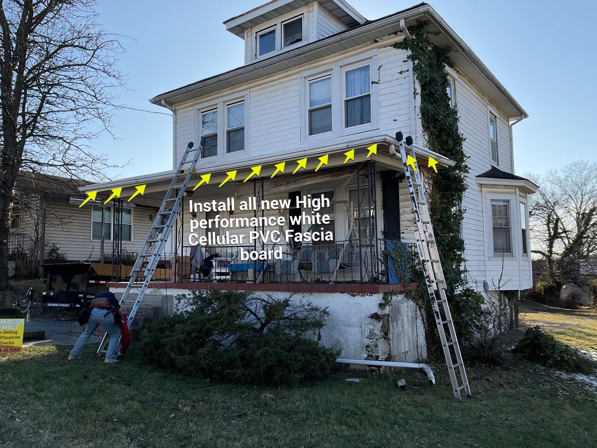 Porch Exterior Renovation by Alpha Design Services