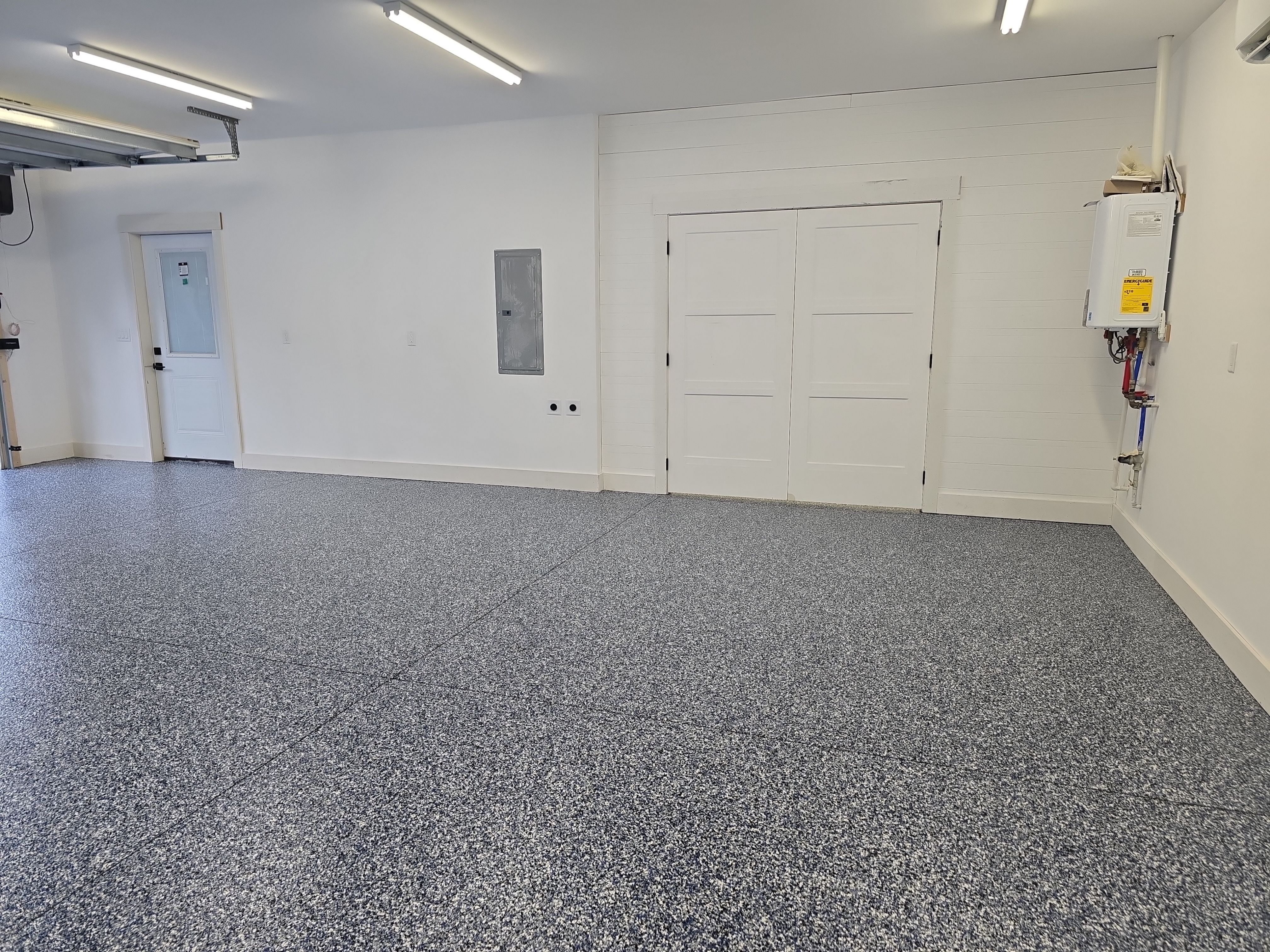 Garage Improvement using Denim! by Elite Floor Solutions