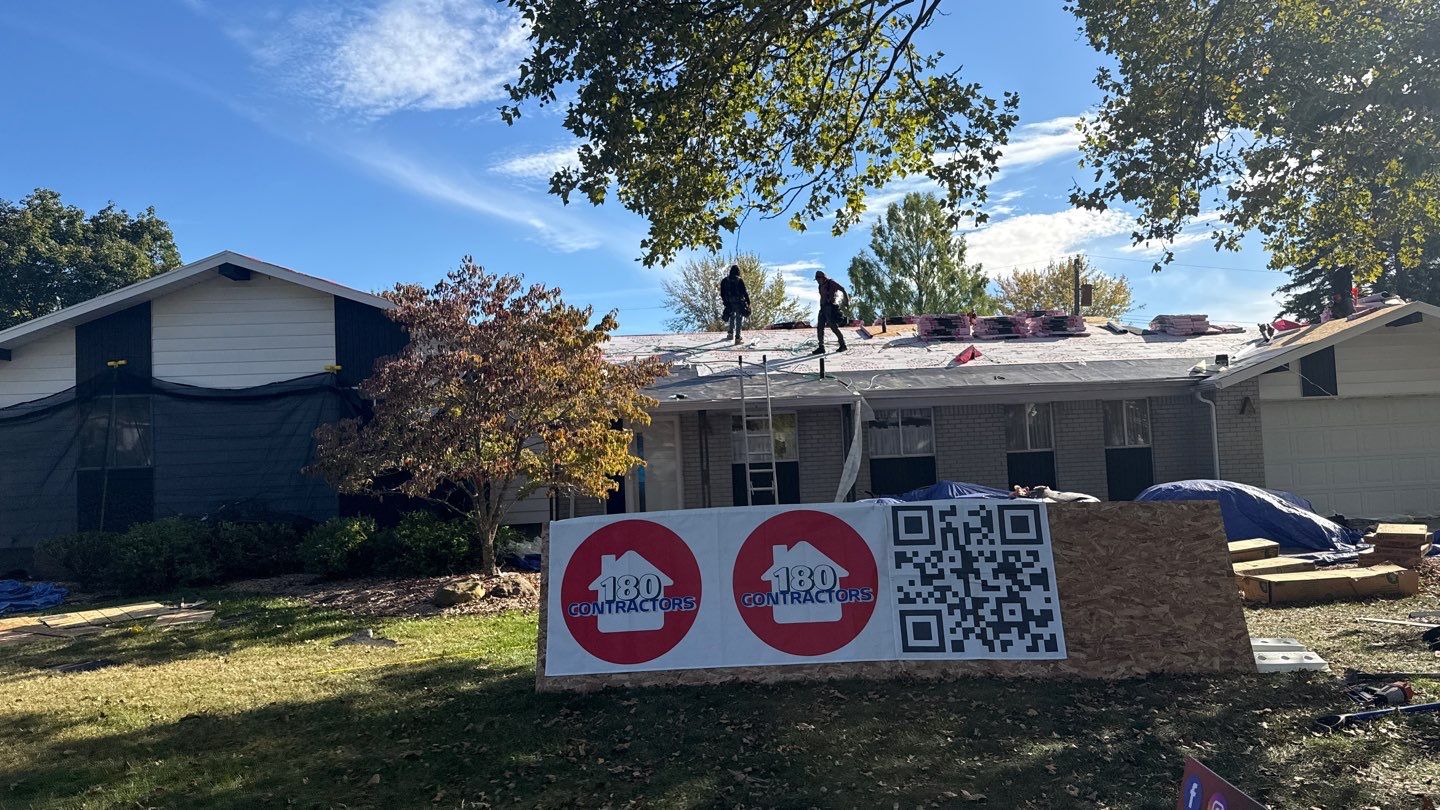 Roof Replacement using Owens Corning Williamsburg Grey by 180 Contractors