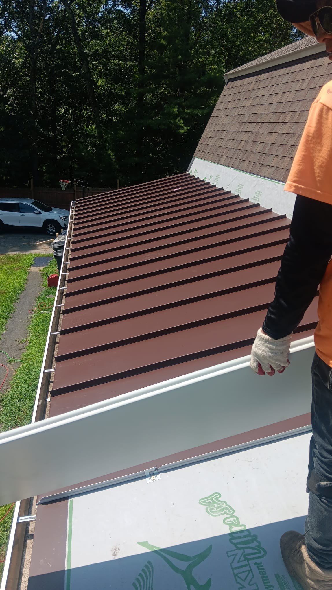 Full Roof Replacement & Farmers Porch Restoration – Asphalt + Standing Seam Metal by Mighty Dog Roofing of Greater Middlesex County