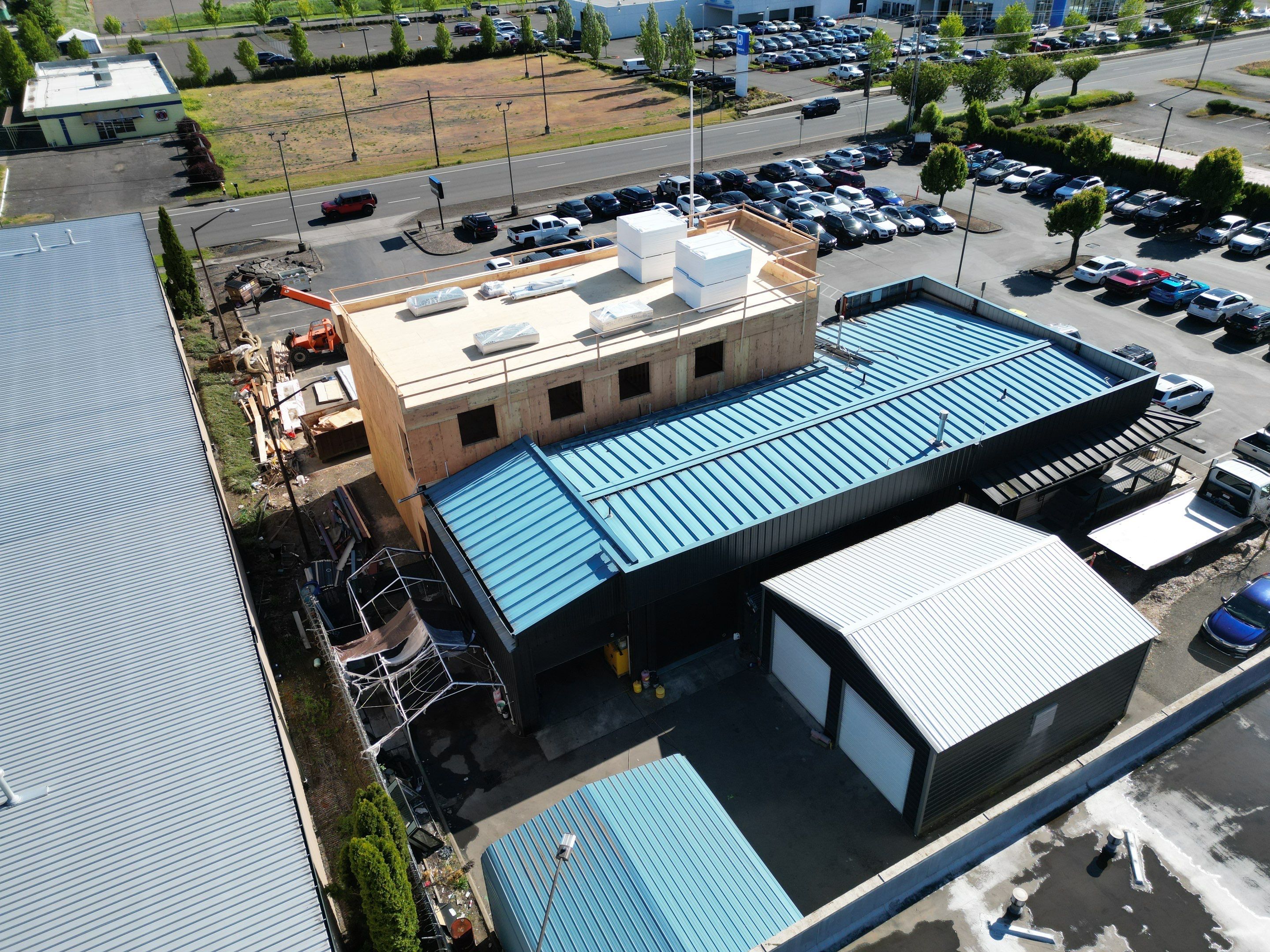 Commercial Roofing Replacement using TPO by Vitan Construction LLC 