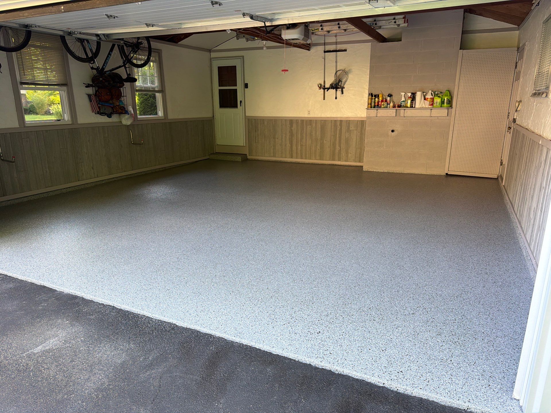 Vintage Silverado Garage Coating by NG Masonry & Construction LLC