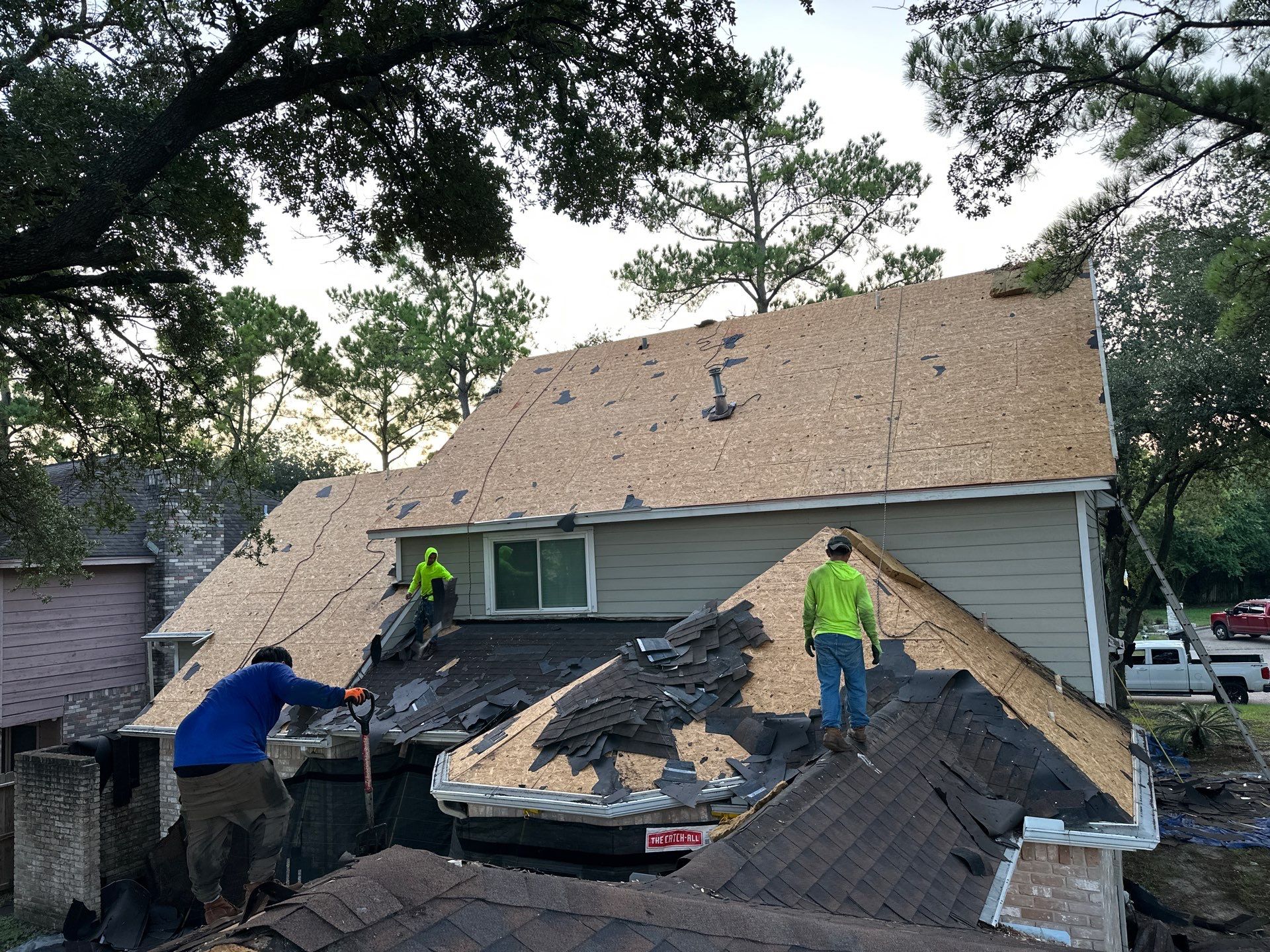 Project in Houston by Motion Roofing