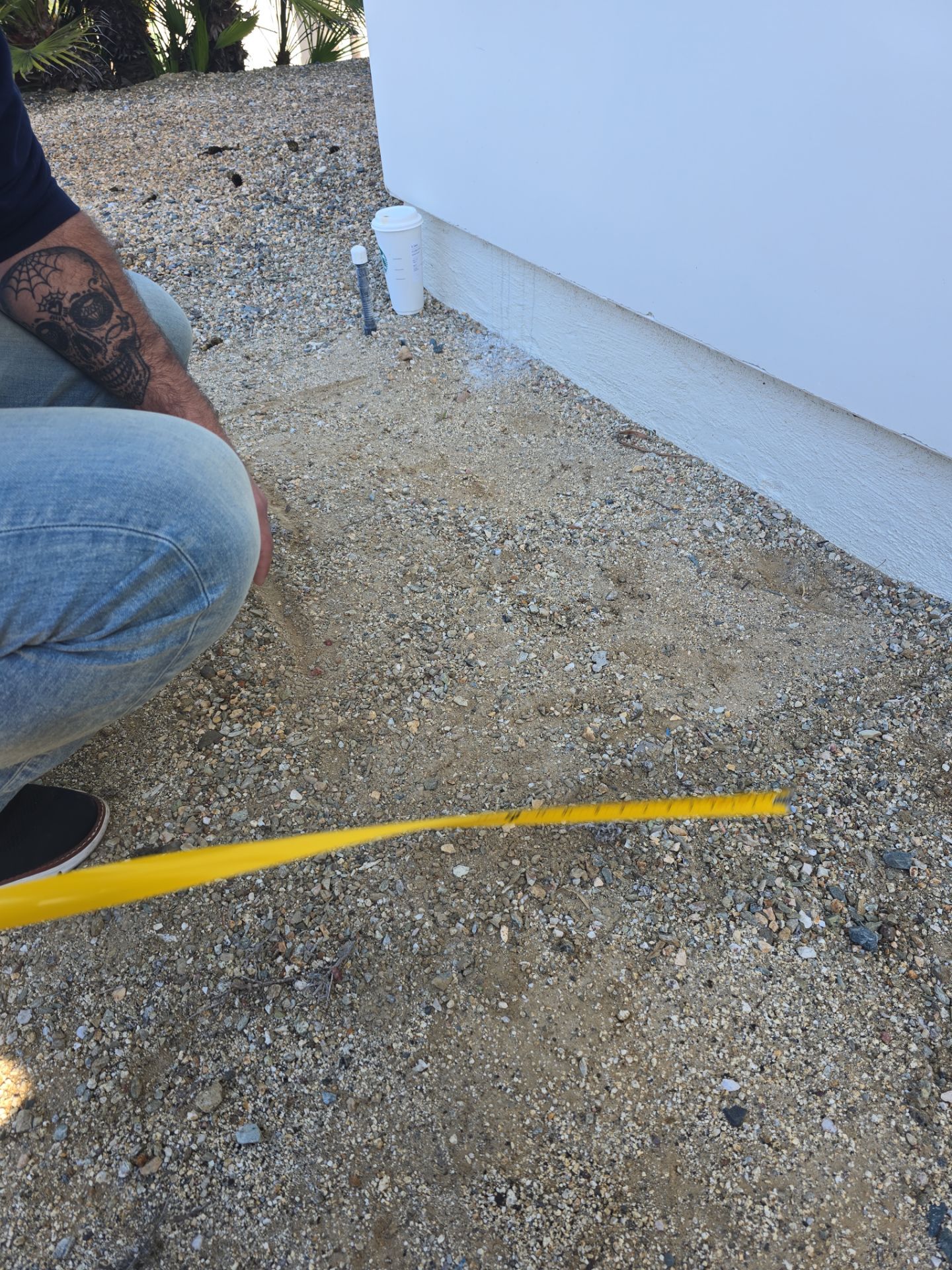 Installing Exterior Water House Line Piping by Us Plumbing