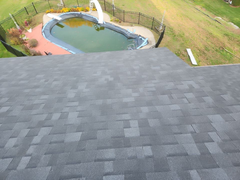 Residential Roofing Installation using Owens Corning TruDefinition Onyx Black by A Plus Exterior