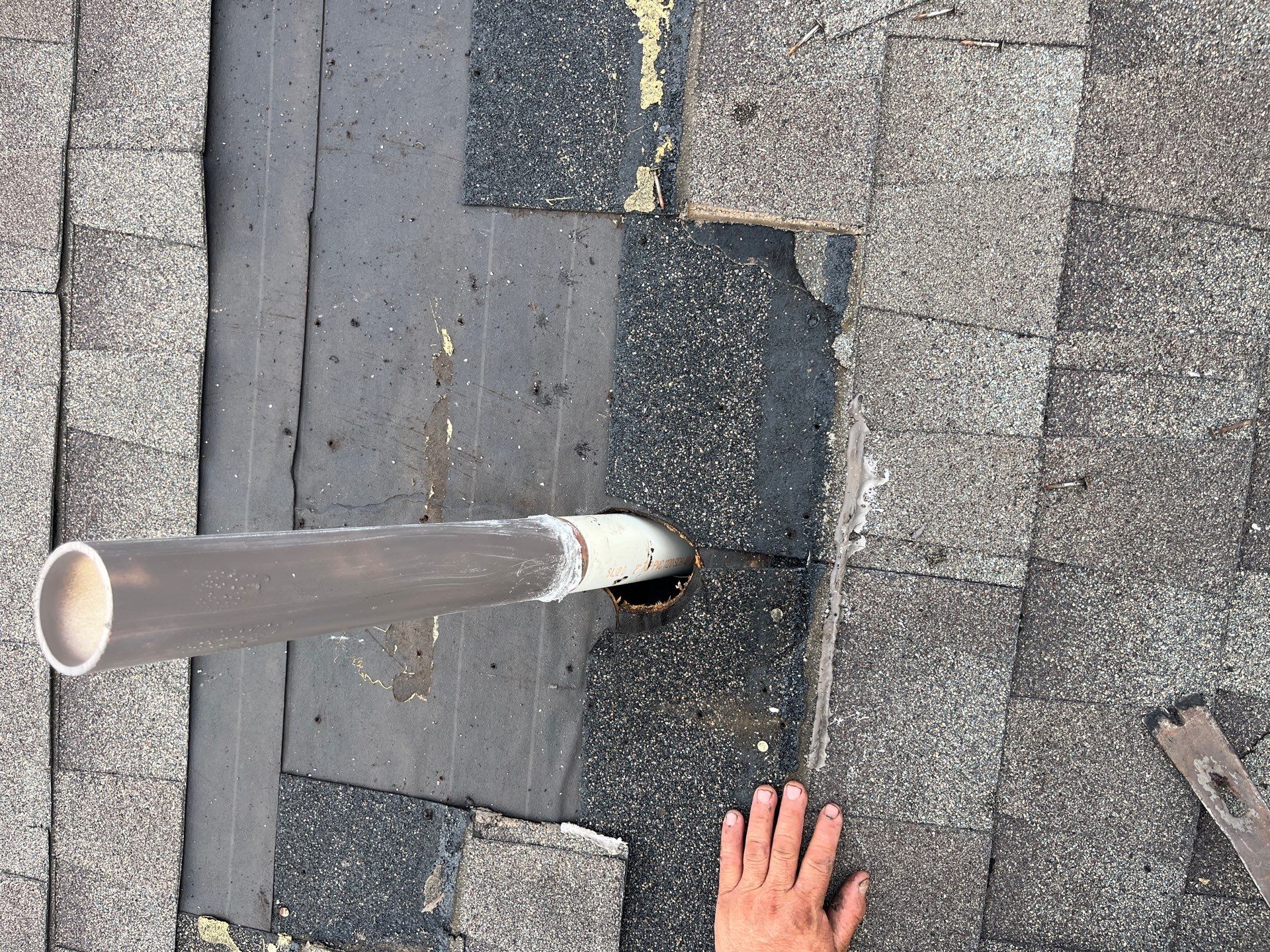 Hail Damage using Owen's Corning Duration (Lifetime) Shingles by Roof Repair Services LLC