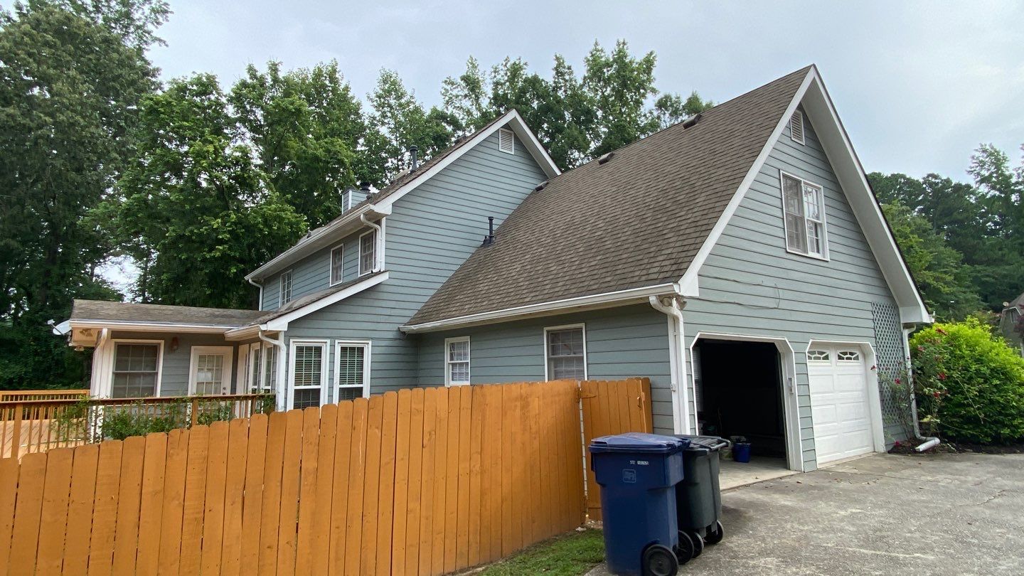 🏡 Brick Home Transformation with Pewter Gray by Georgia Roof Advisors