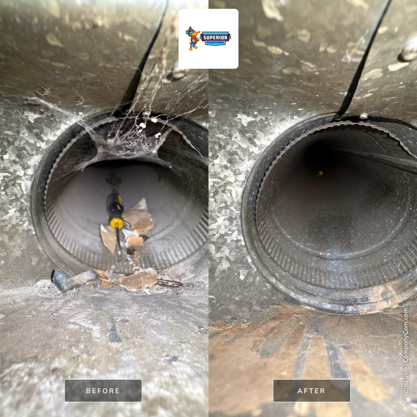 Air Duct Cleaning With a Vacuum Truck in Coraopolis, PA by Superior Air Duct Cleaning