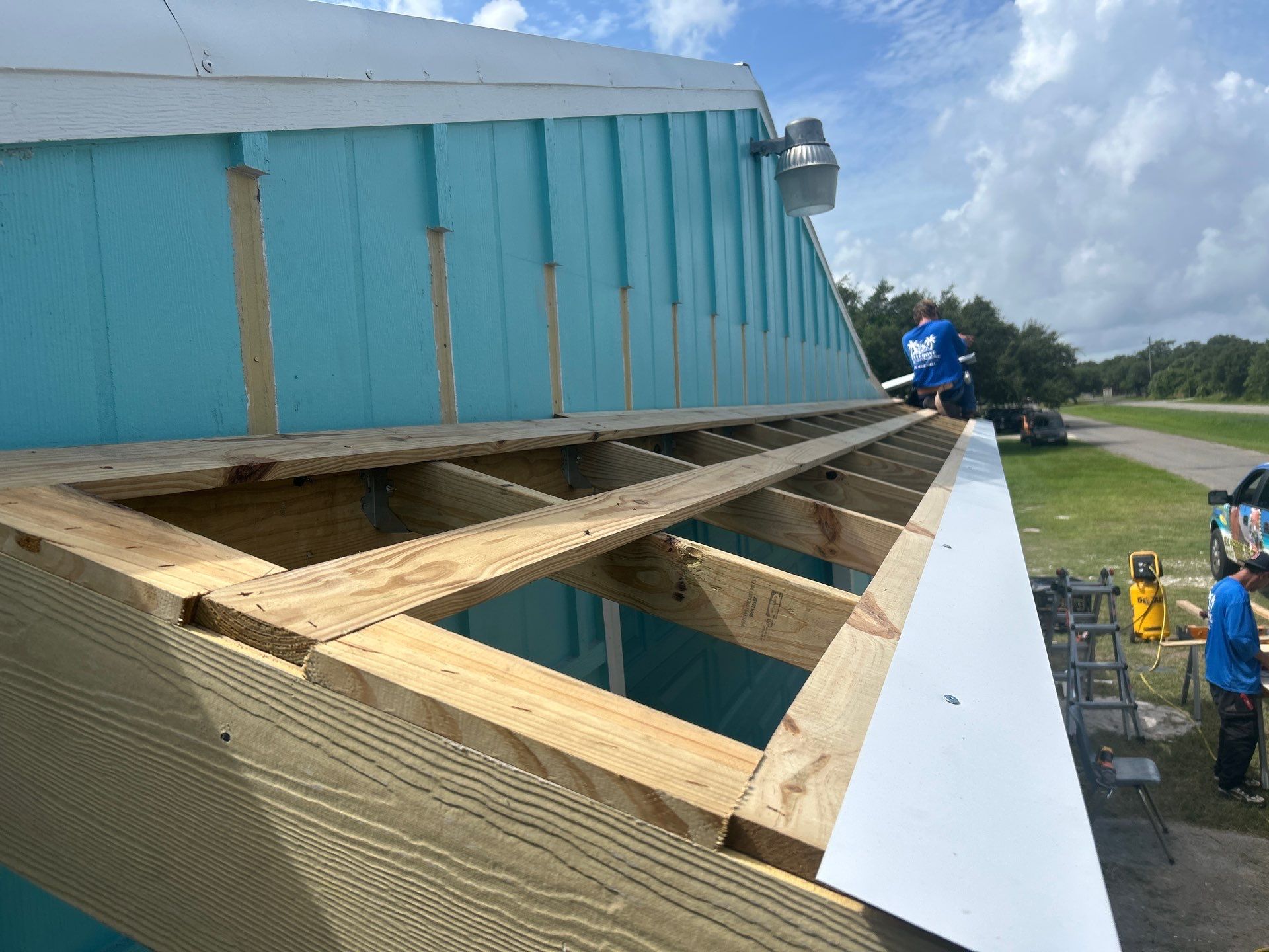 Patio? We got you Covered! by Bayfront Roofing and Construction