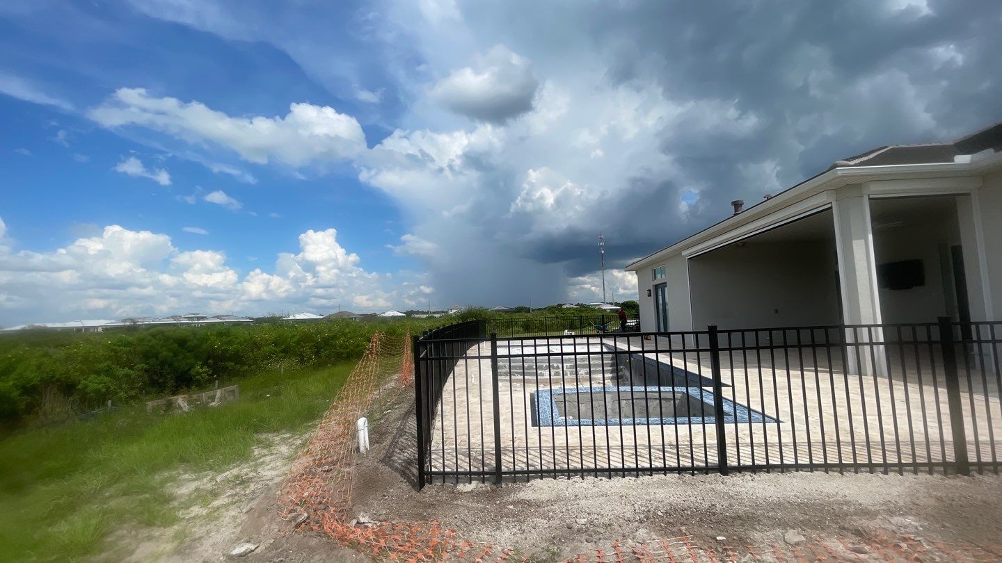 Aluminum Fence Installation using 3 Rail Aluminum Fence by Asap fence and gates, LLC