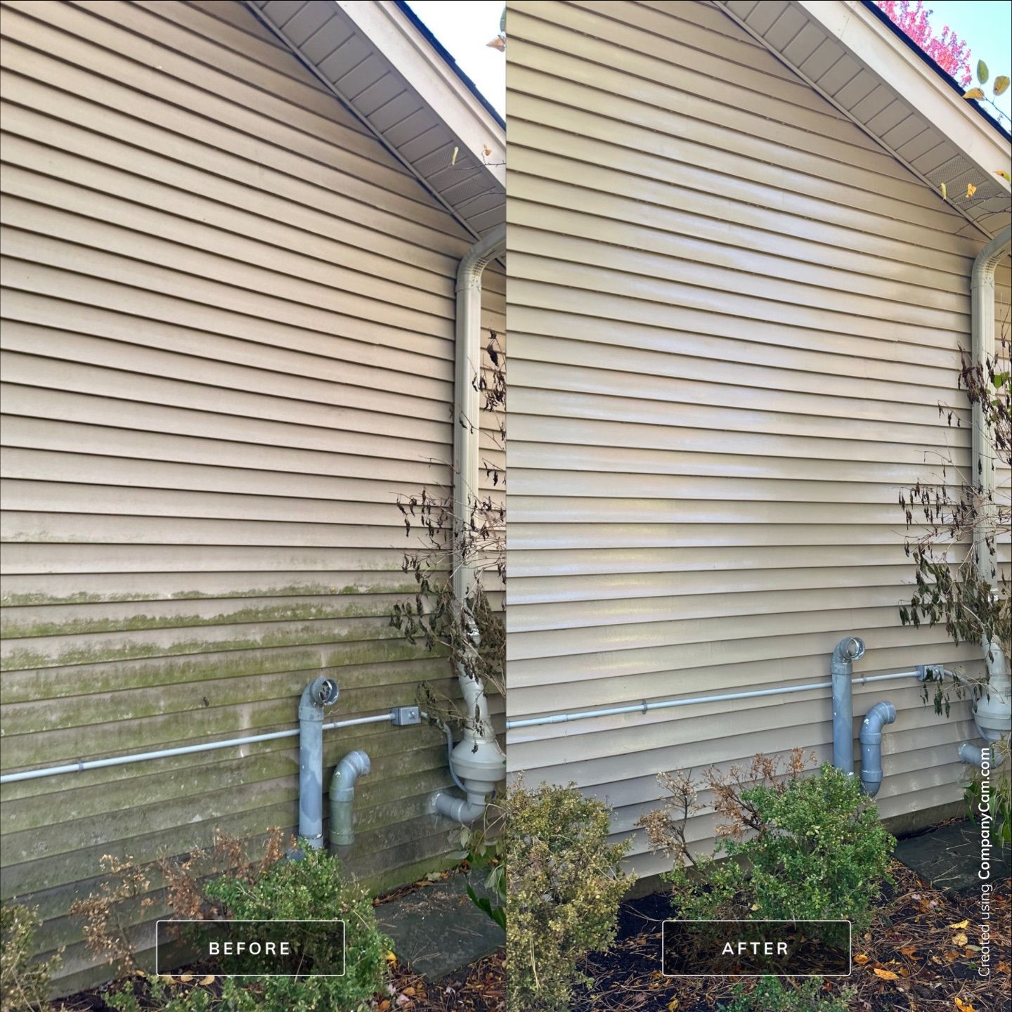 Project in Arlington Heights by Simmons Power & Soft Washing