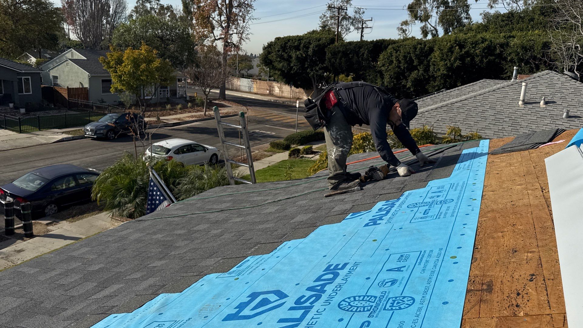 Residential Roofing Installation using Owens Corning Duration Cool Shingles by Hull Brothers Roofing