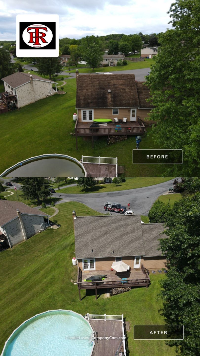 Residential Roofing Installation in Chambersburg by Teflon Roofing