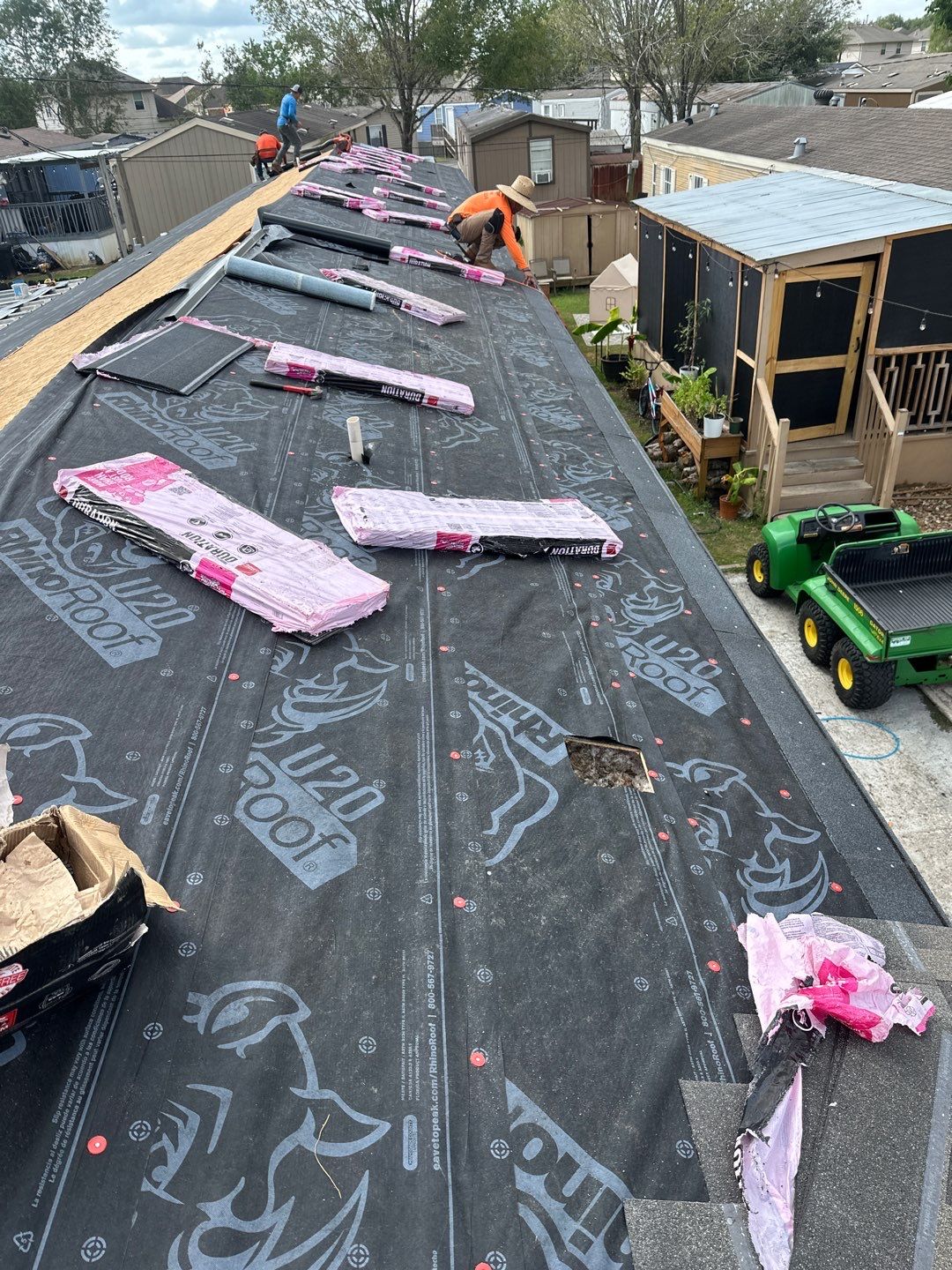 Residential Roofing Repair using Owen's Corning Duration (Lifetime) Shingles by Roof Repair Services LLC