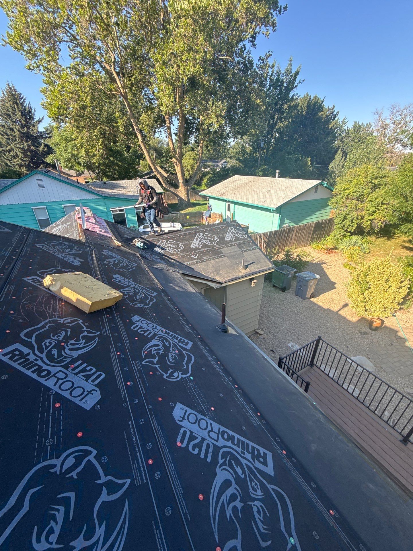 Residential Roof Replacement With Gray Architectural Shingles in Boise by Olive Roofing