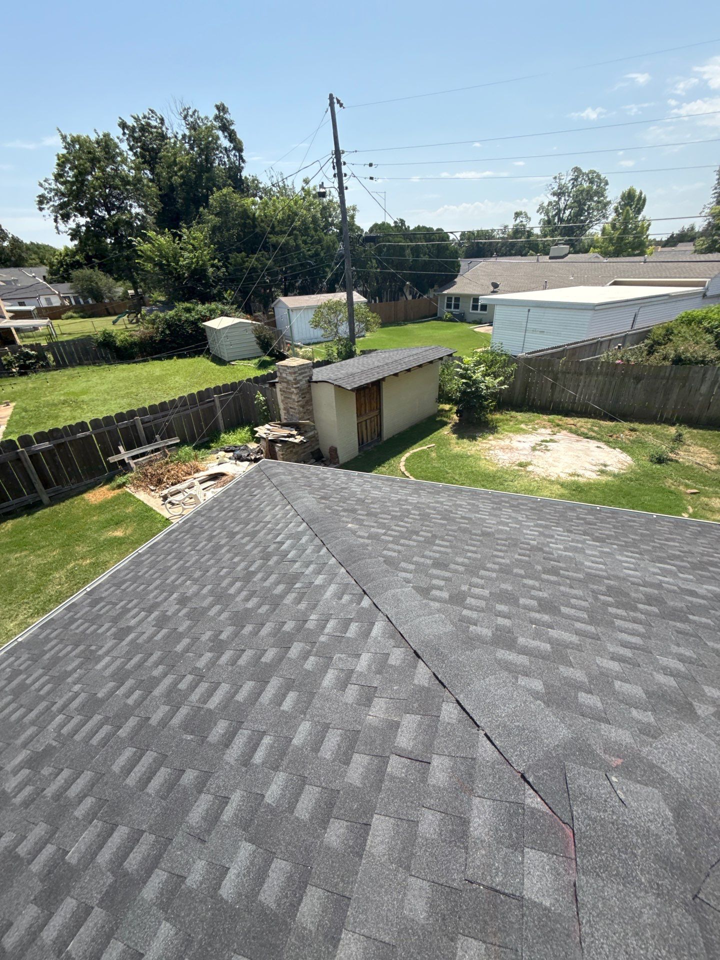roof replacment & gutter removal/install in Enid by McCann's Roofing and Construction