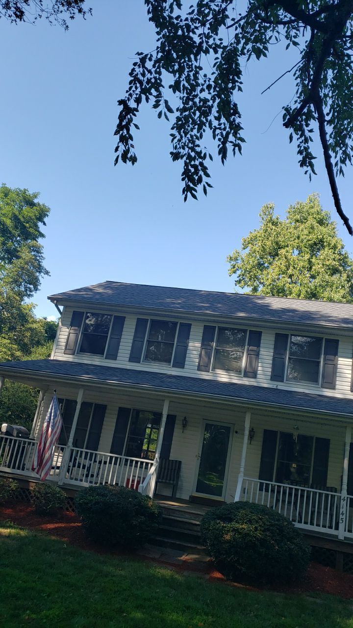 Marshall Roofing Project - Landmark Pro Max Def Pewterwood Designer Shingles by RM Banning, Inc.