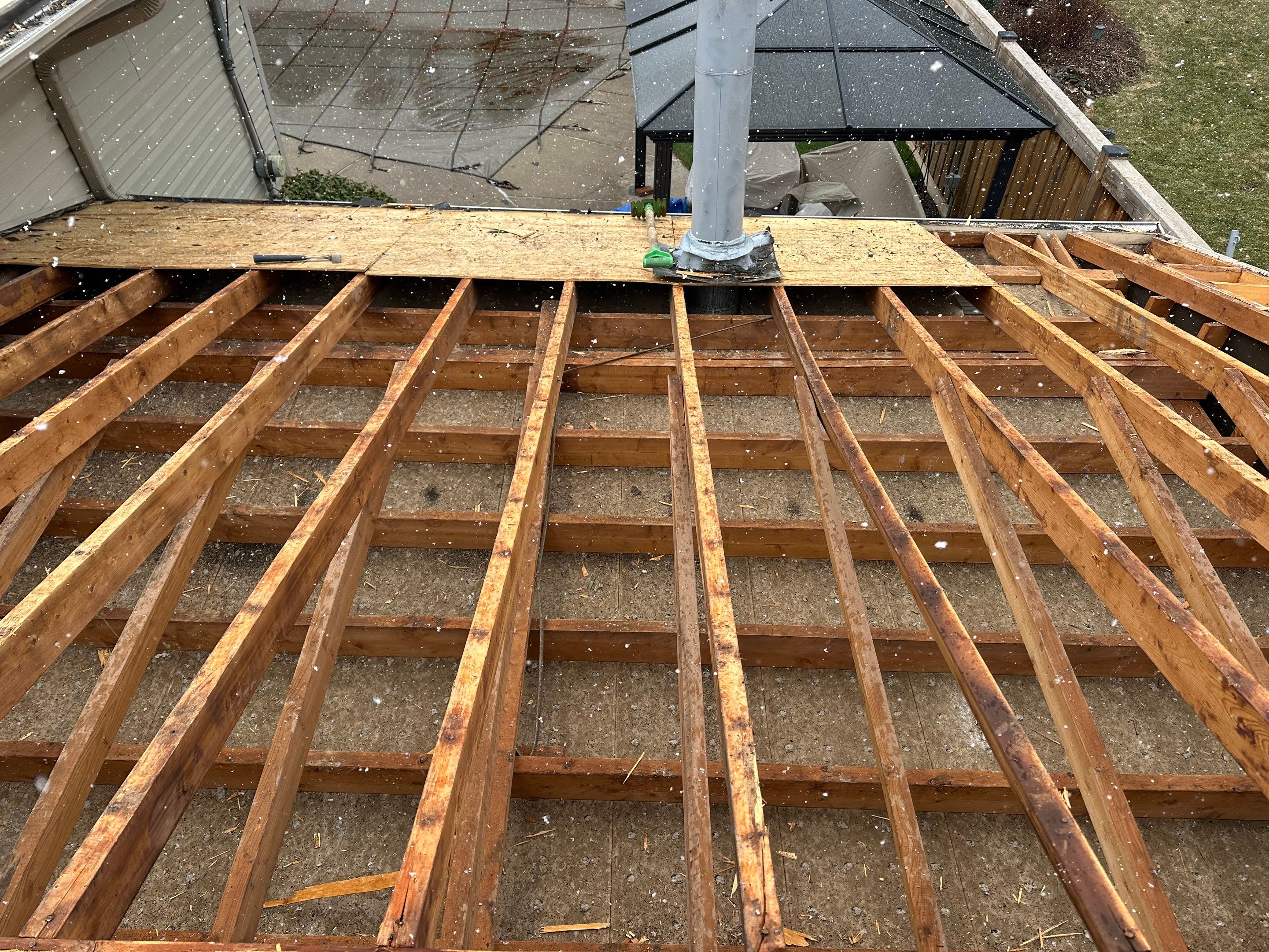 Project in Burlington by The Roofing Crew