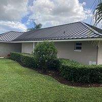 24ga 1.5" Mechanical Seam Dark Bronze by Total Roofing System The Metal Roof Experts