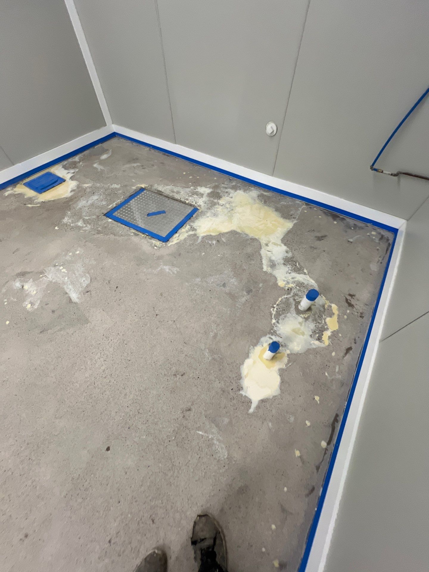 Silverado garage floor coating  by NG Masonry & Construction LLC