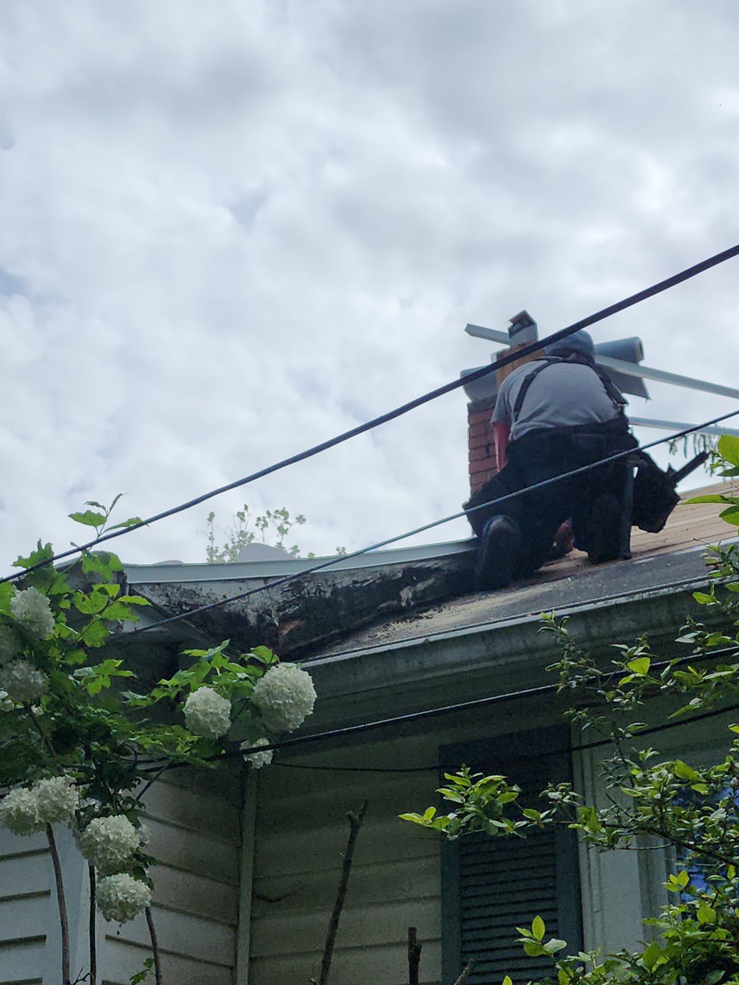 Re-roof the Art Studio nestled among the pines by SOS Home Ohio 