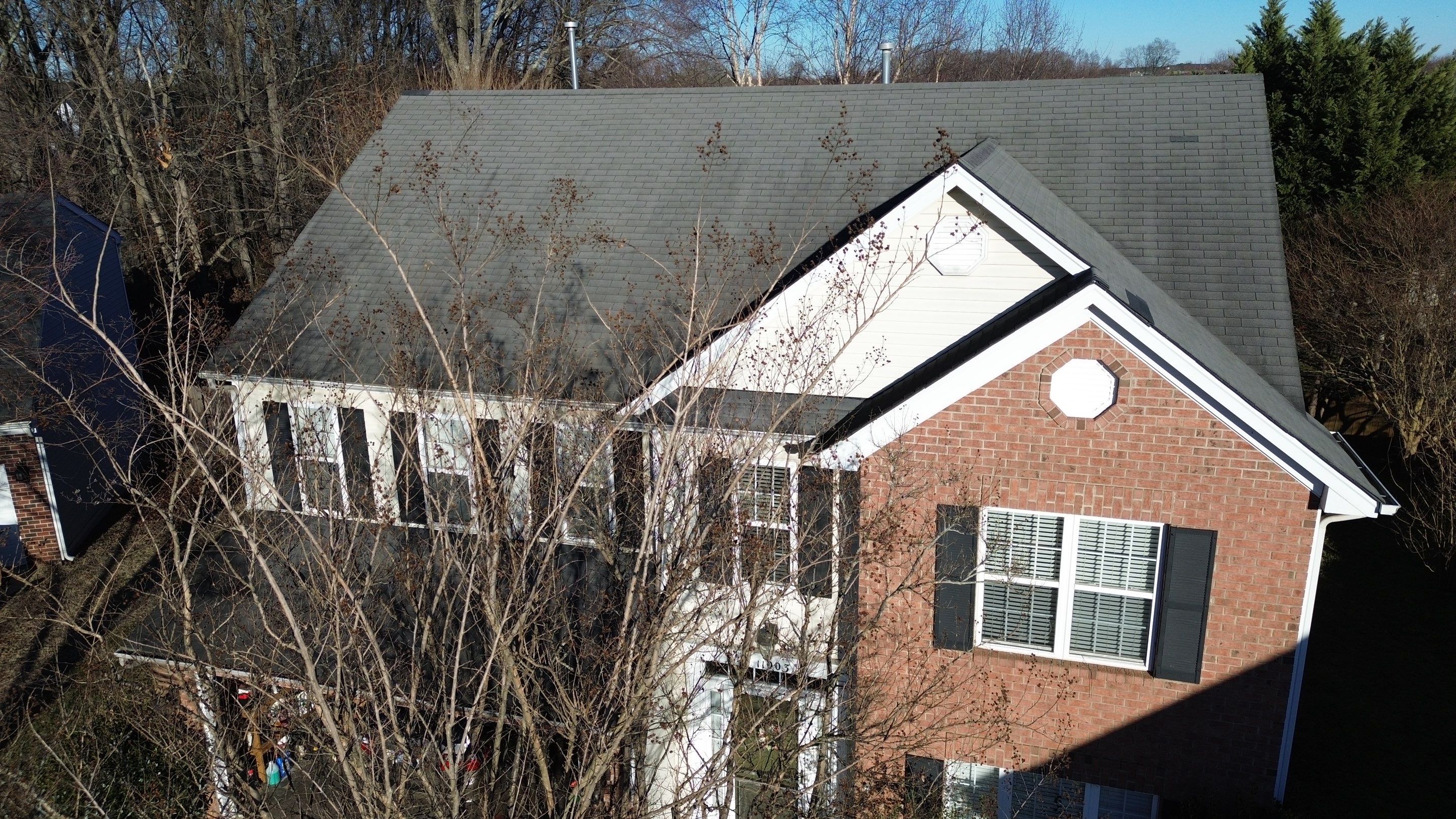 Roof replacement by hail damage by Just Brilliant Restoration JBR