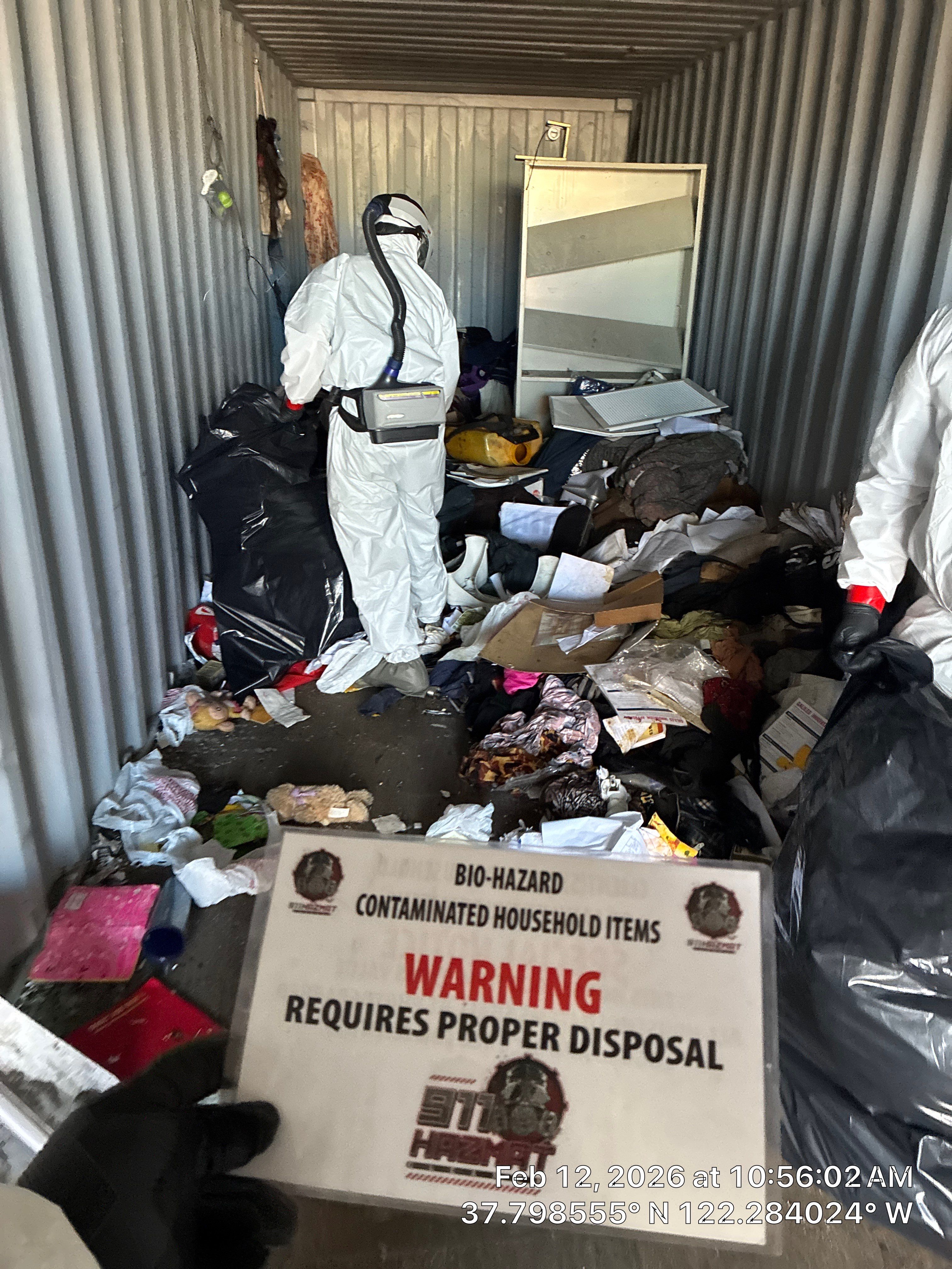 Project in Oakland by 911 Hazmat Cleanup 