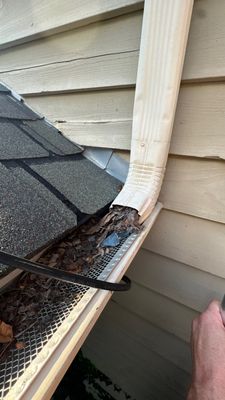Turtle Shell gutter protection installation in St. Charles, IL 60174, photograph 10