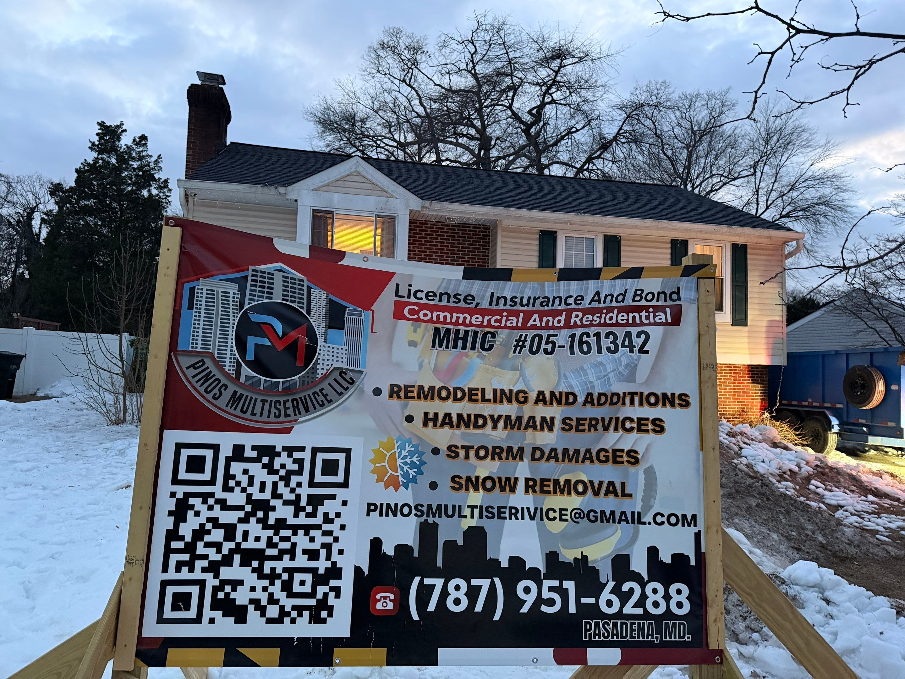 Project in Glen Burnie, MD by Restoration services