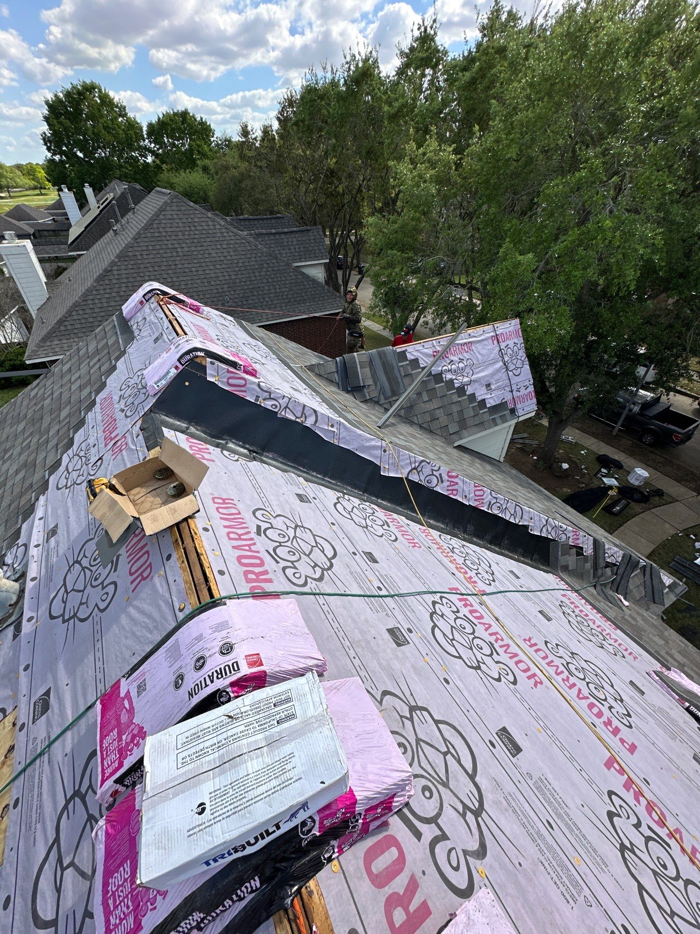 Project in Sugar Land by Motion Roofing
